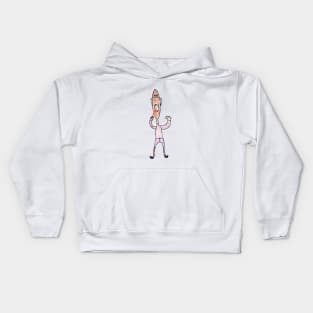 The Fried Corn Dog Man Kids Hoodie